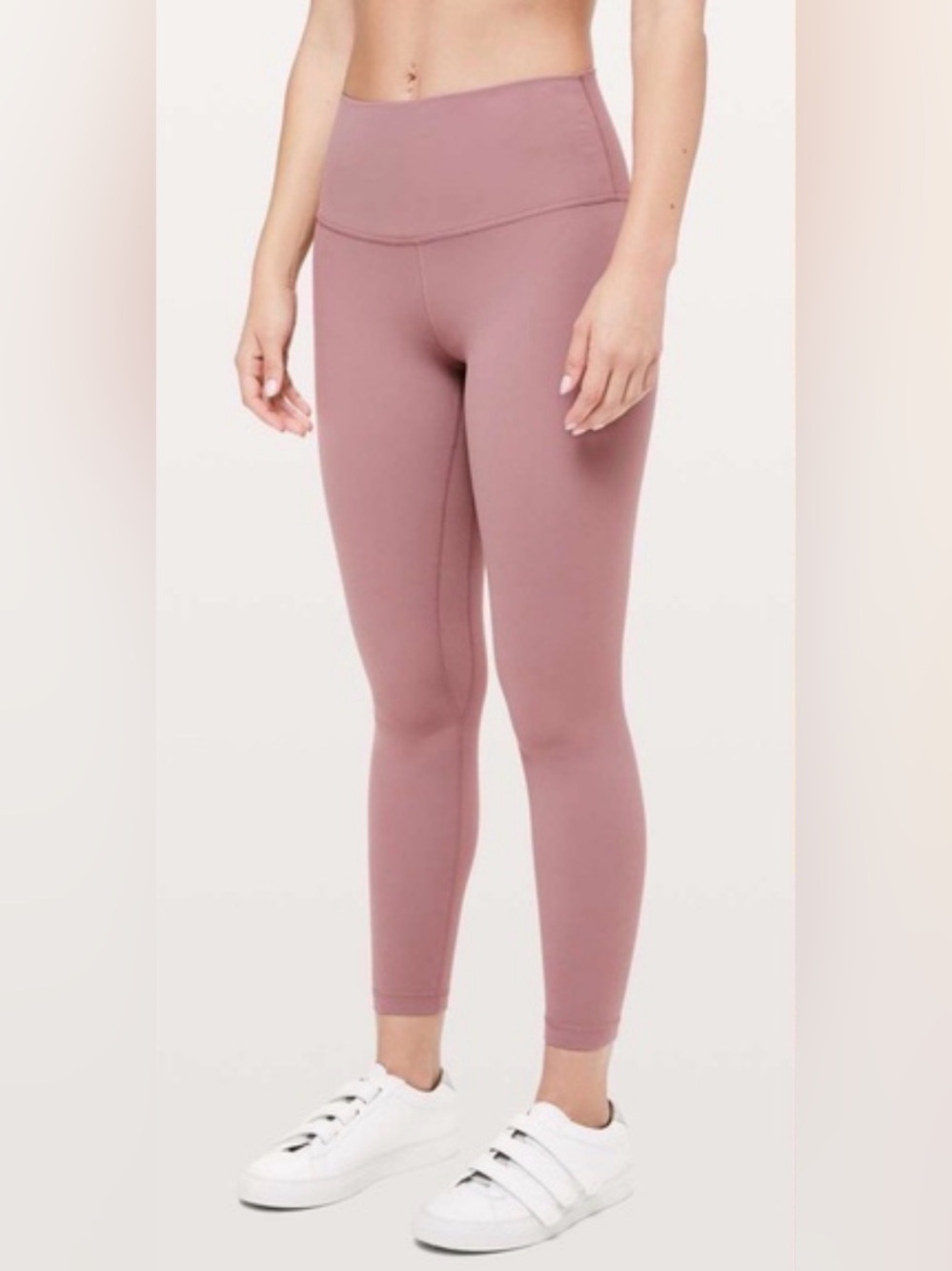 Lululemon Align High Rise 7/8 Leggings Size 4 Mauve Dusty Rose